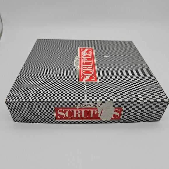 VTG A Question Of Scruples Card Game 4619 1986 Milton Bradley - Missing 1 Card - Picture 7 of 13